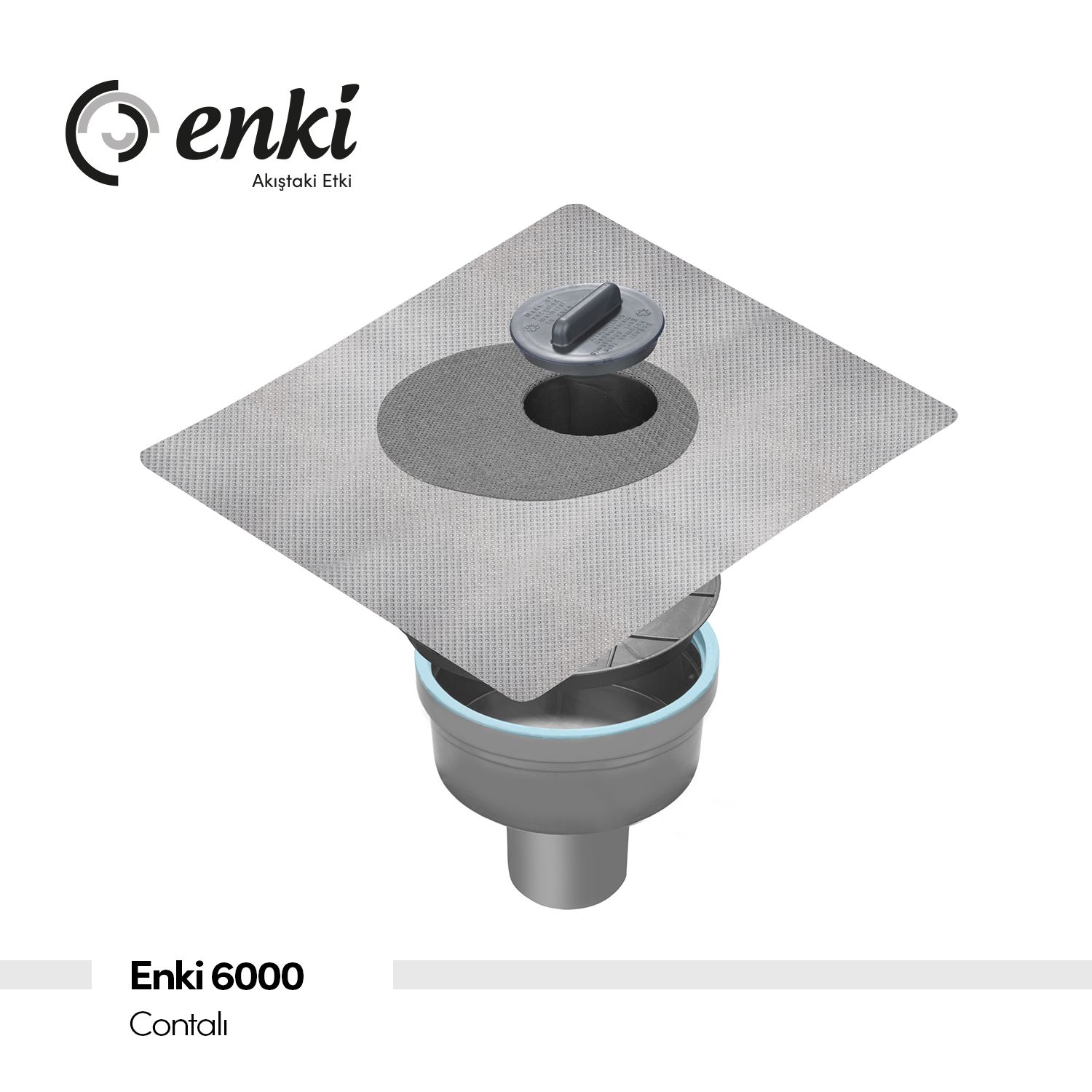 ENKİ 6000 Ø50 Alttan Çıkışlı Contalı