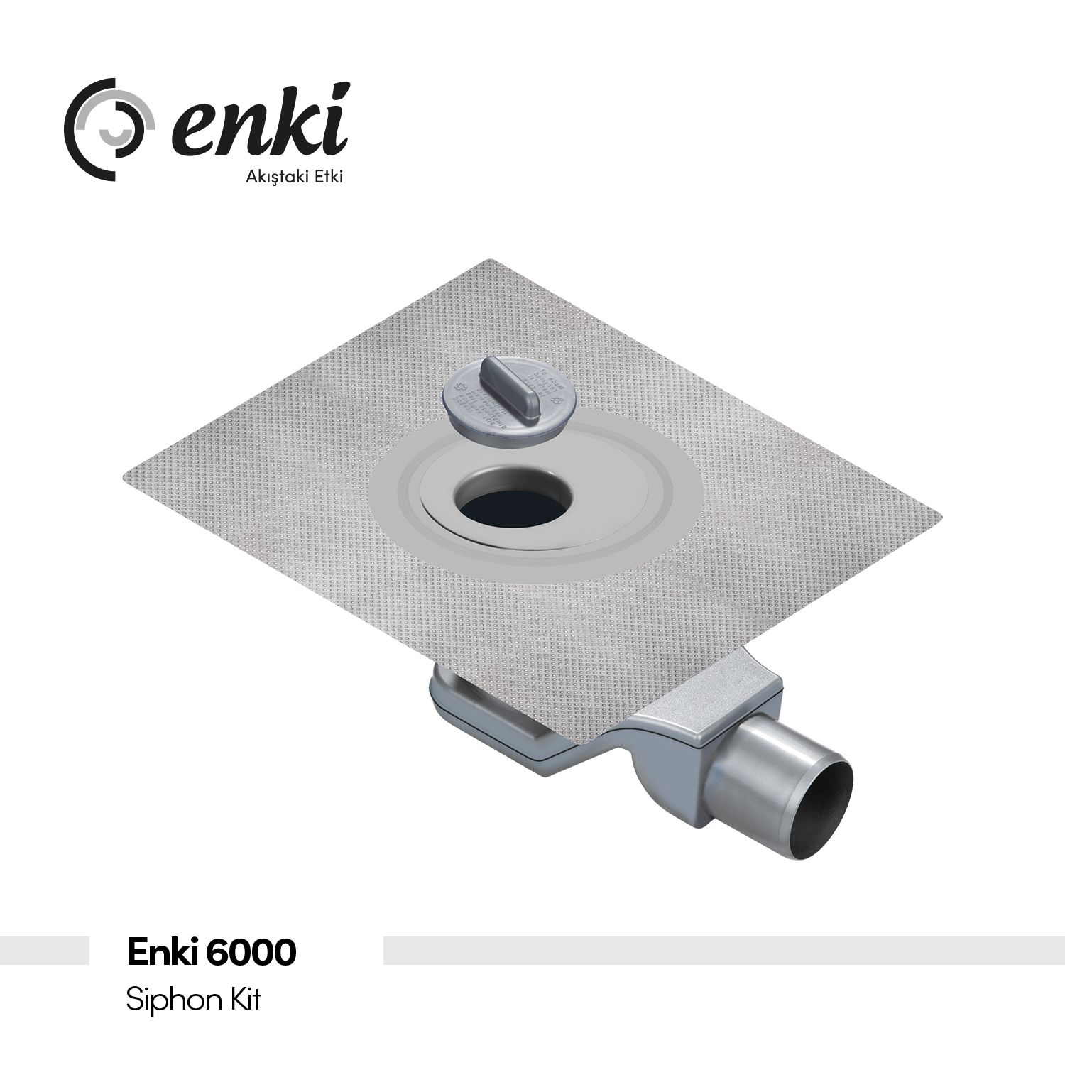 S Sifon ENKİ 6000 Ø50 Yan Çıkış Kit